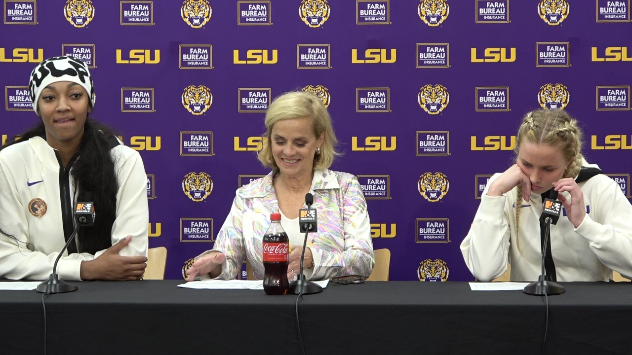 Watch Lsu Kim Mulkey Win Over Kentucky Postgame Tigerbait