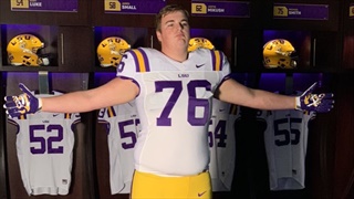 Offensive tackle Brady Ward coming more into focus for LSU