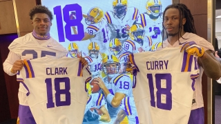 Curry and Clark to wear No. 18 for LSU