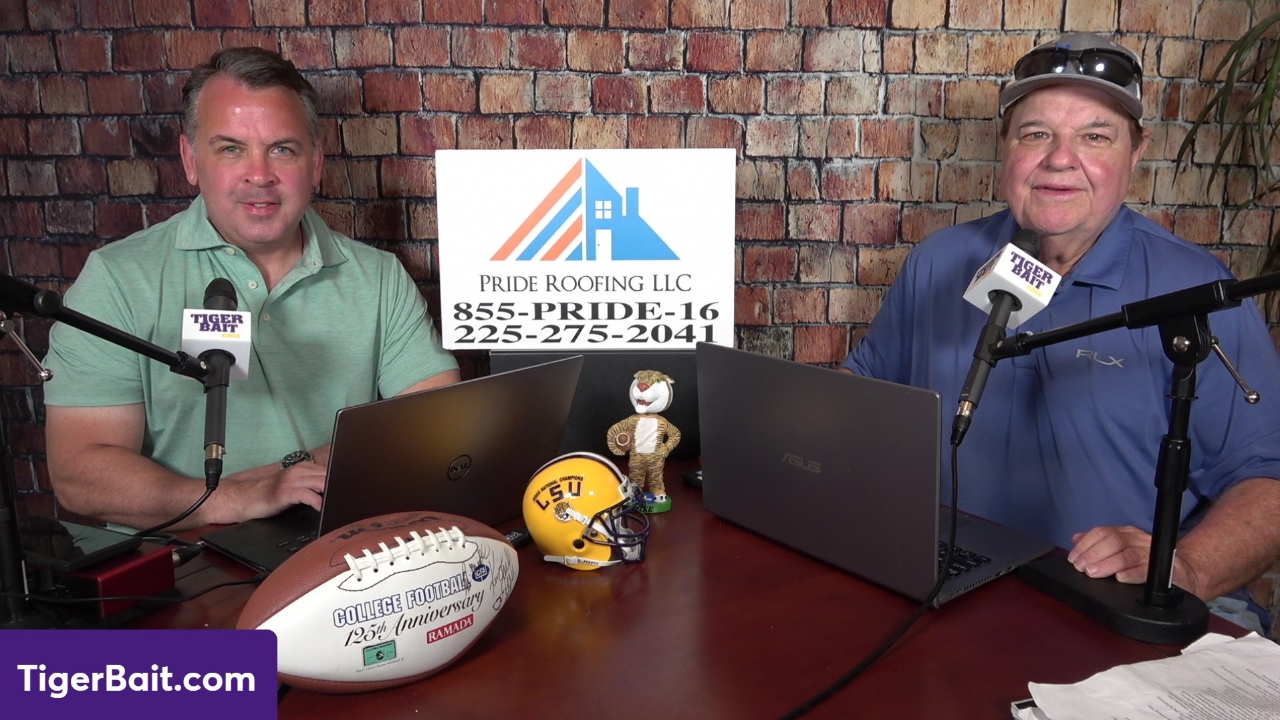 LSU football scrimmage breakdown and recruiting on TigerBait LIVE