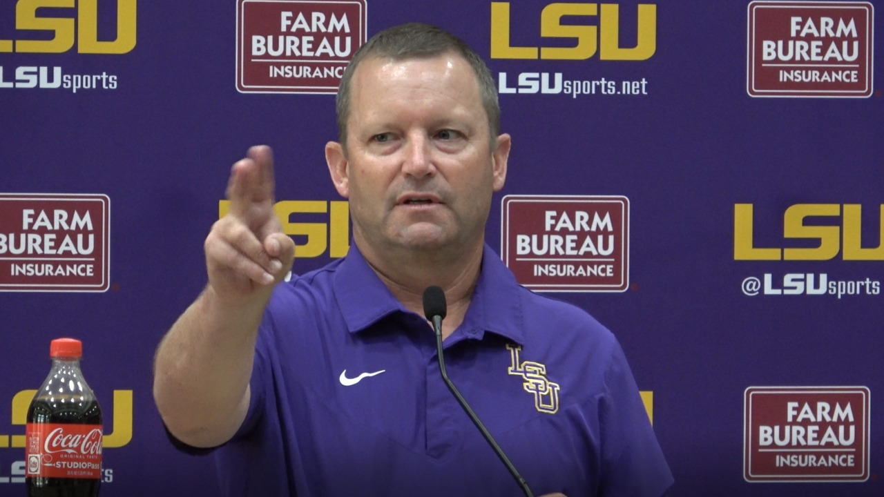 Watch Lsu Jay Johnson Talks Finalized Roster Introduces New Coaches