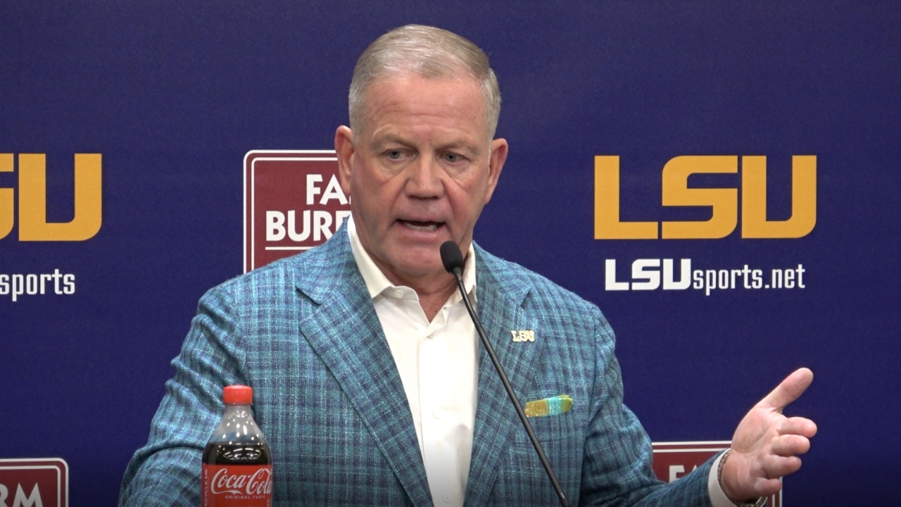 WATCH: LSU Brian Kelly Talks Moving Forward After Opening Loss ...