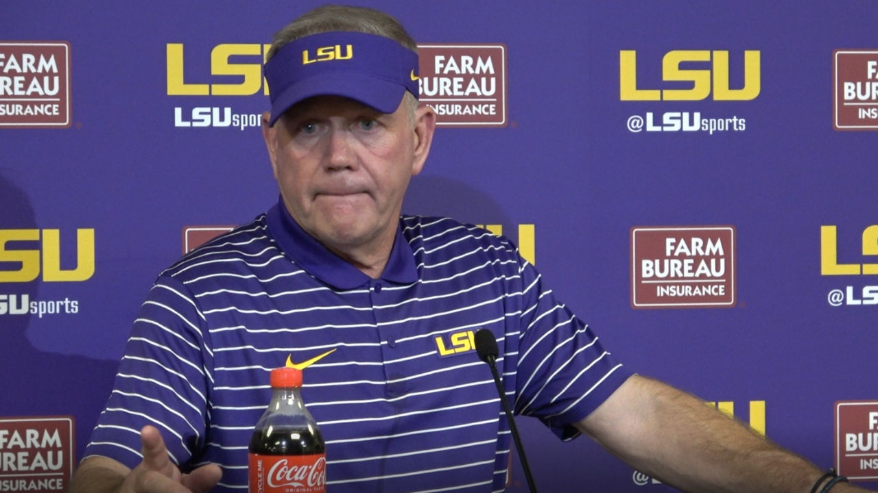 WATCH: LSU Brian Kelly Talks Win Over Southern, Changes And Many ...