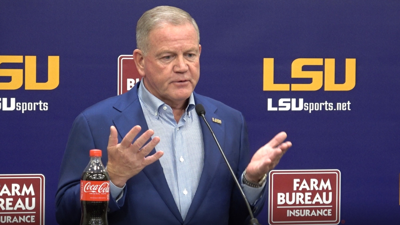 WATCH: LSU Brian Kelly Tennessee Week Press Conference | TigerBait.com