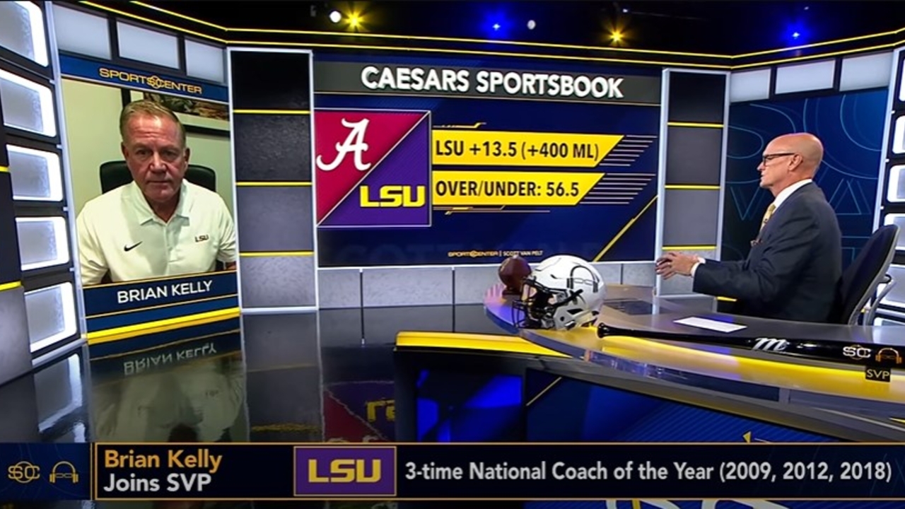 Brian Kelly Talks Lsu Alabama With Scott Van Pelt Tigerbait Com