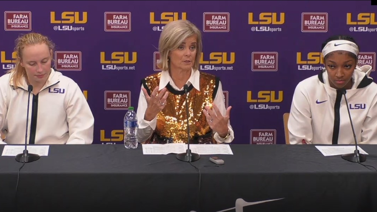 LSU sets records vs Bellarmine, story and Kim Mulkey video