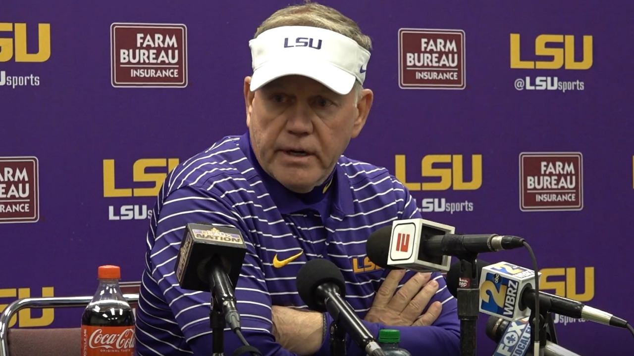 WATCH: LSU Brian Kelly LOSS to Texas A&M postgame | TigerBait.com