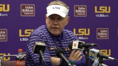 WATCH: LSU Brian Kelly LOSS to Texas A&M postgame