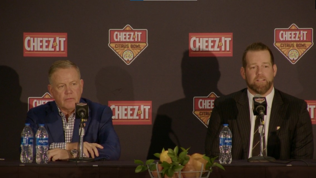 WATCH: LSU Brian Kelly And Purdue's Brian Brohm Citrus Bowl Press ...