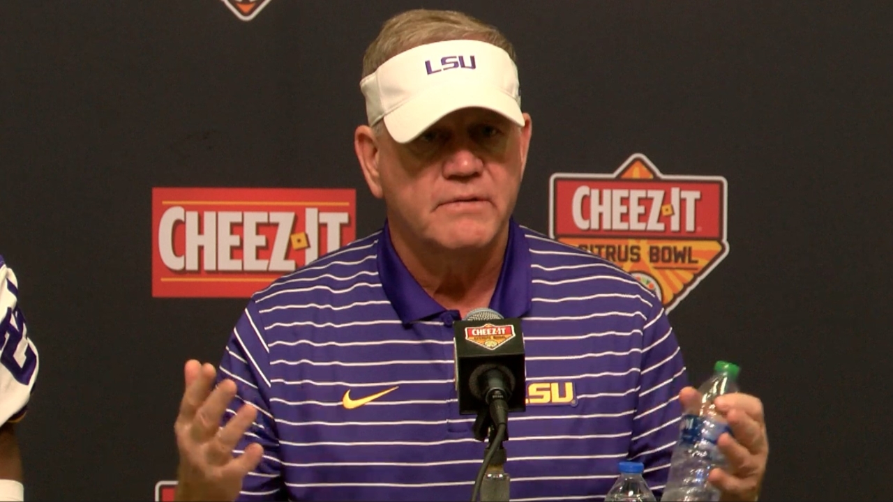 WATCH: LSU Brian Kelly WIN Over Purdue Postgame | TigerBait.com