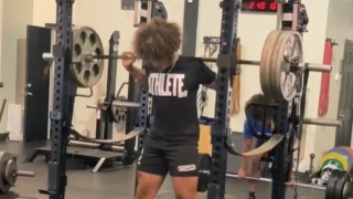 LSU QB commit Colin Hurley deadlifts and squats more than 500 pounds