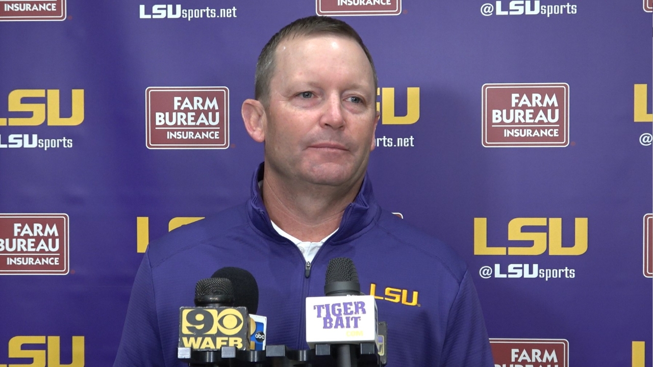 WATCH: LSU Jay Johnson, Recaps Texas A&M Series, Previews Central Ark ...