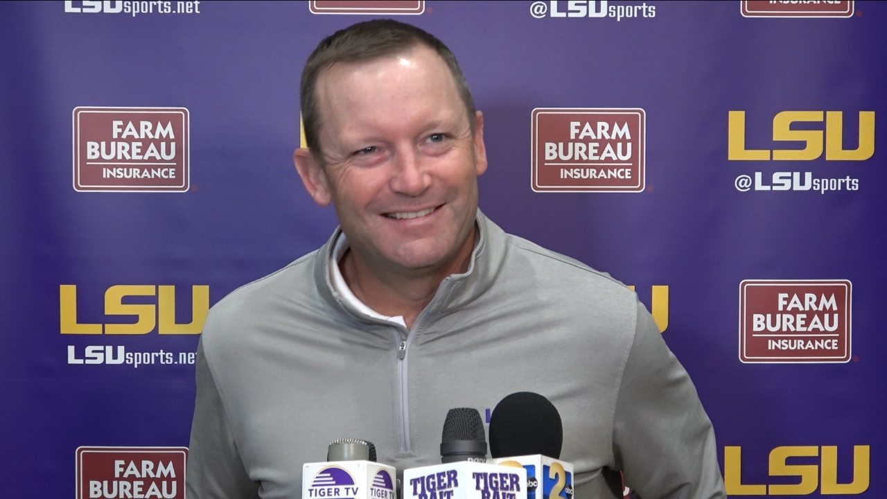 Watch Lsu Jay Johnson Previews No 1 Tigers Vs No 10 Tennessee