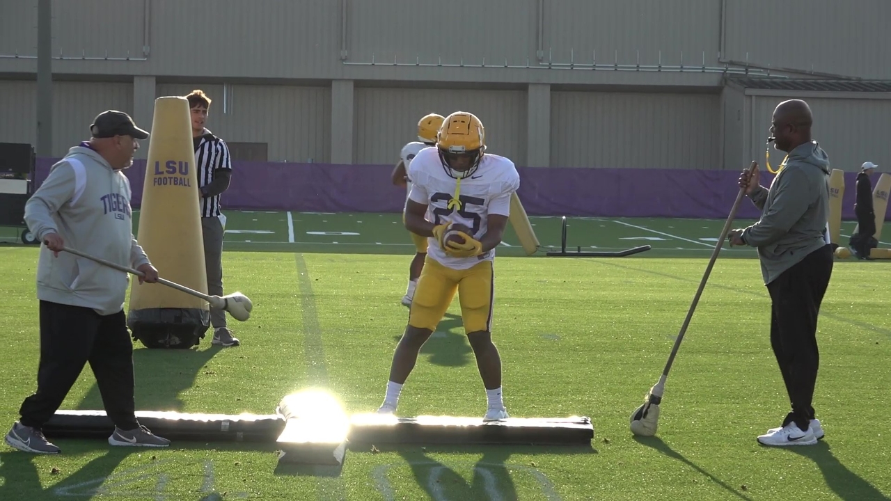 LSU football spring practice highlights, March 30, 2023