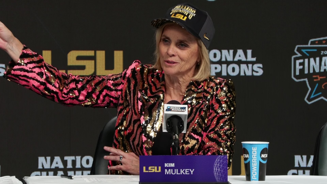 Watch Lsu Kim Mulkey Postgame National Champions