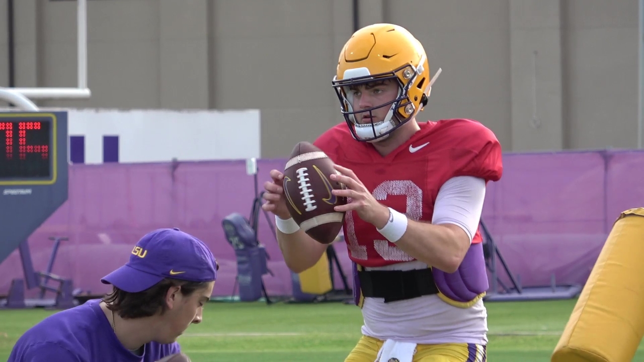 COLLEGE FOOTBALL, LSU spring practice, Photo Gallery