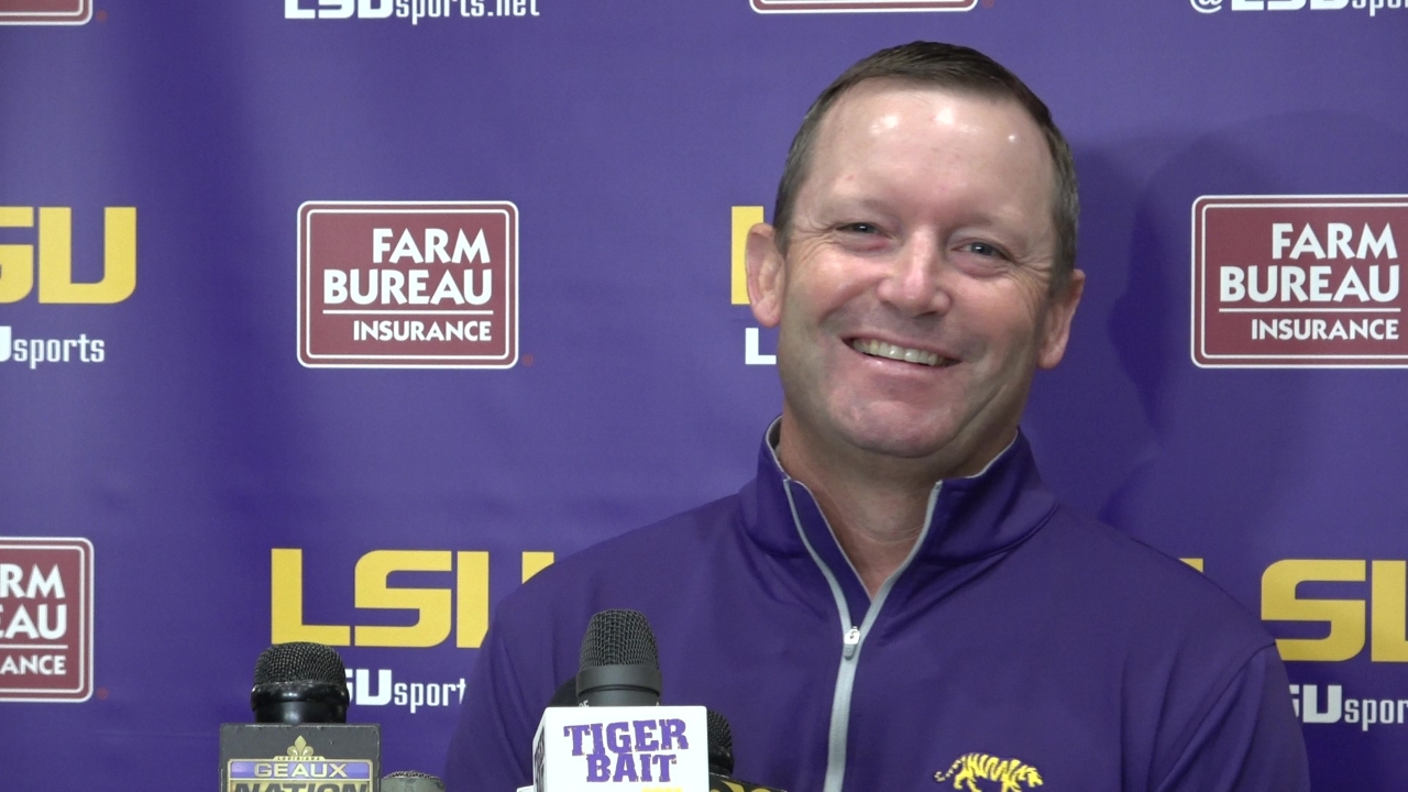 Watch Lsu Jay Johnson Previews Kentucky Series Open To Holy Man To