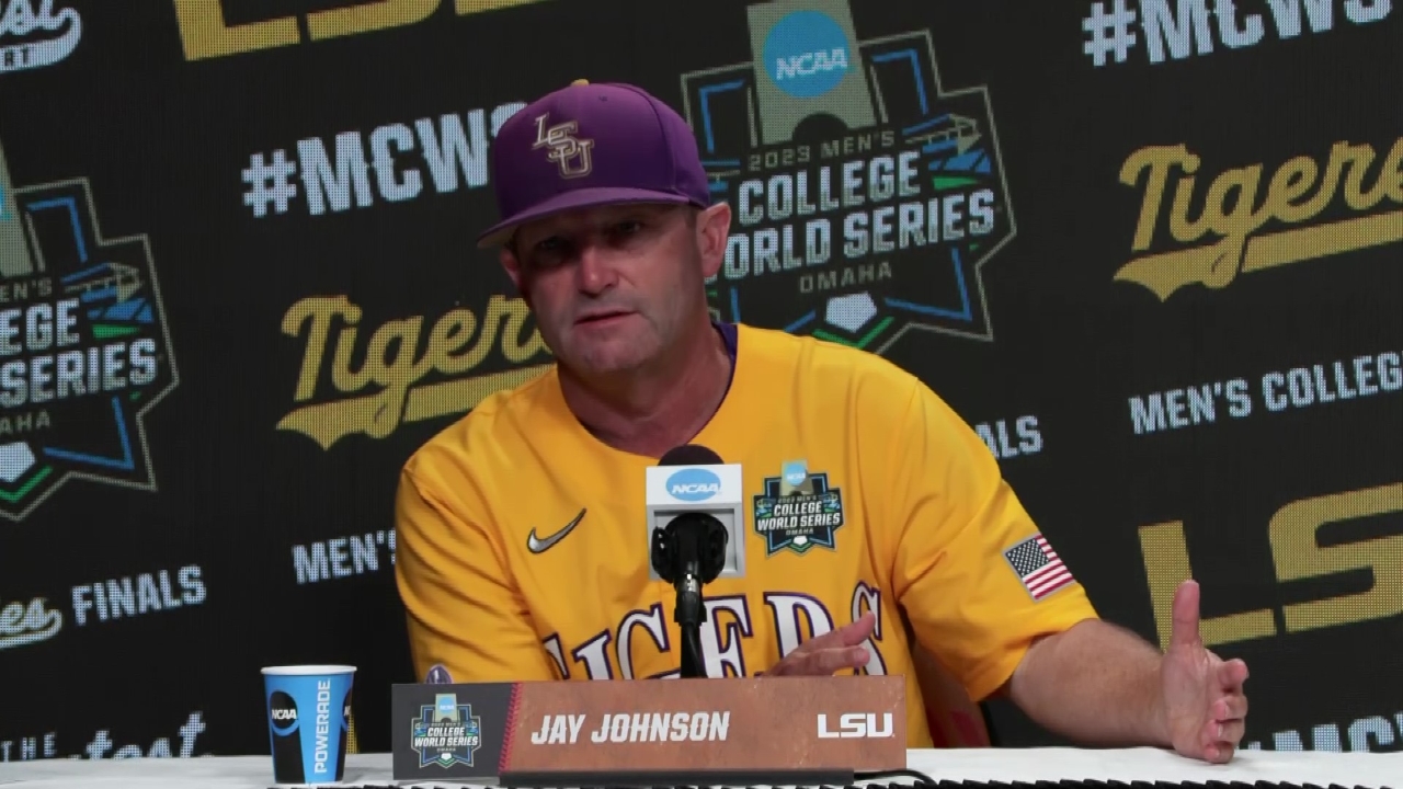 Watch Lsu Jay Johnson Win Over Florida In Game 1 Of Cws Title Series