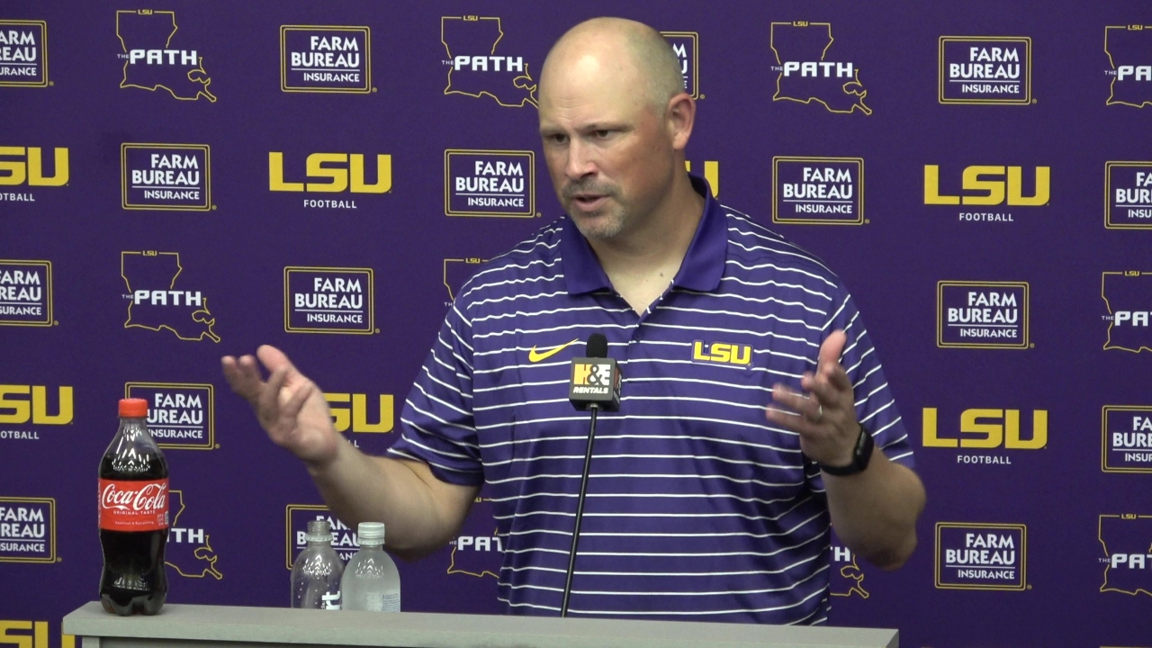 WATCH: LSU DC Matt House talks Tigers defense prep for 2023 season ...