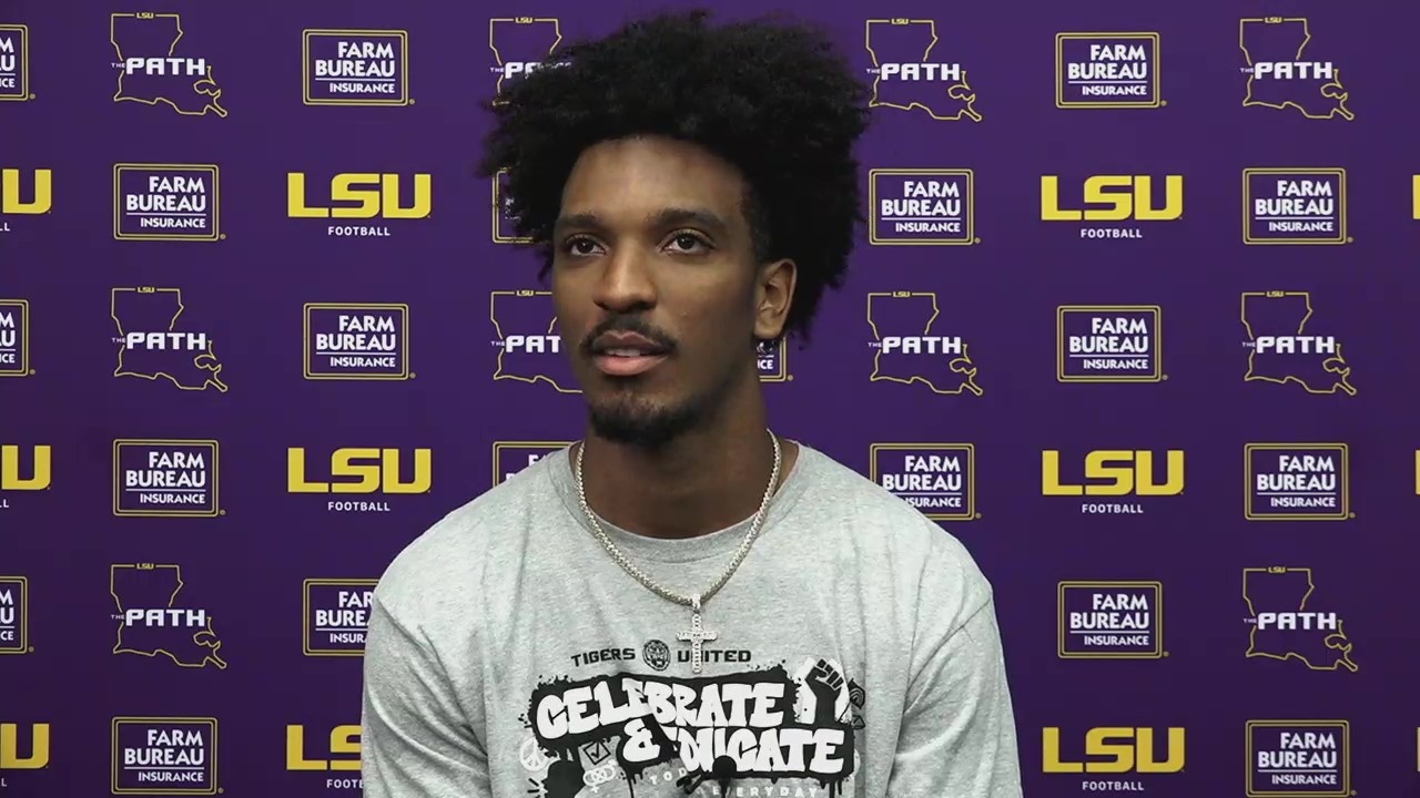 WATCH: LSU QB Jayden Daniels talk season opener with FSU | TigerBait.com