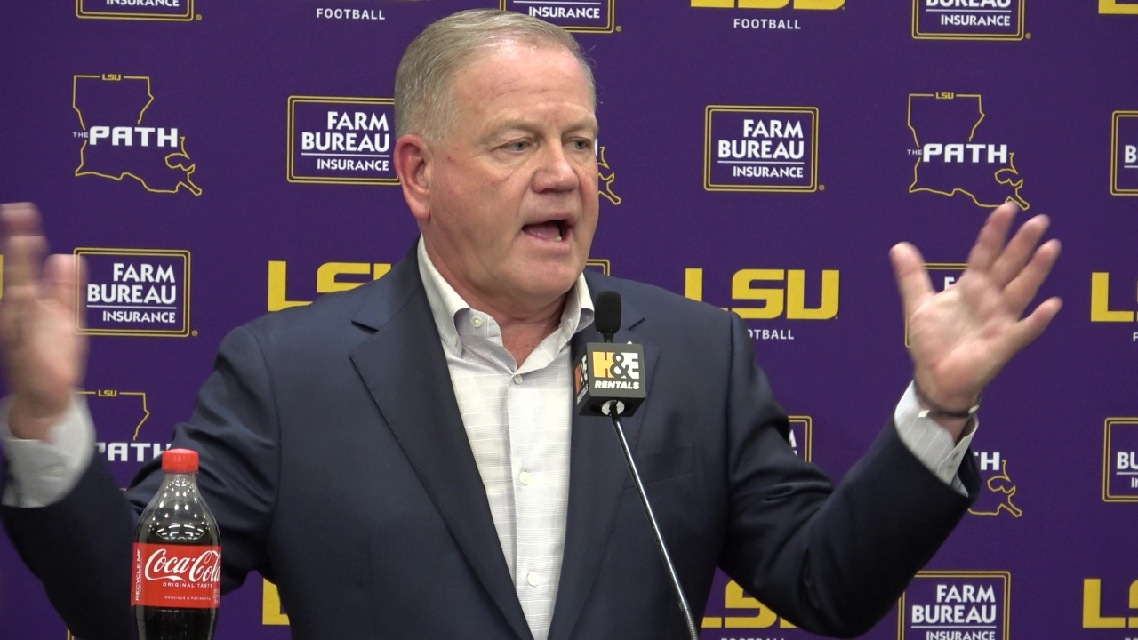 Brian Kelly final press conference before Grambling State home