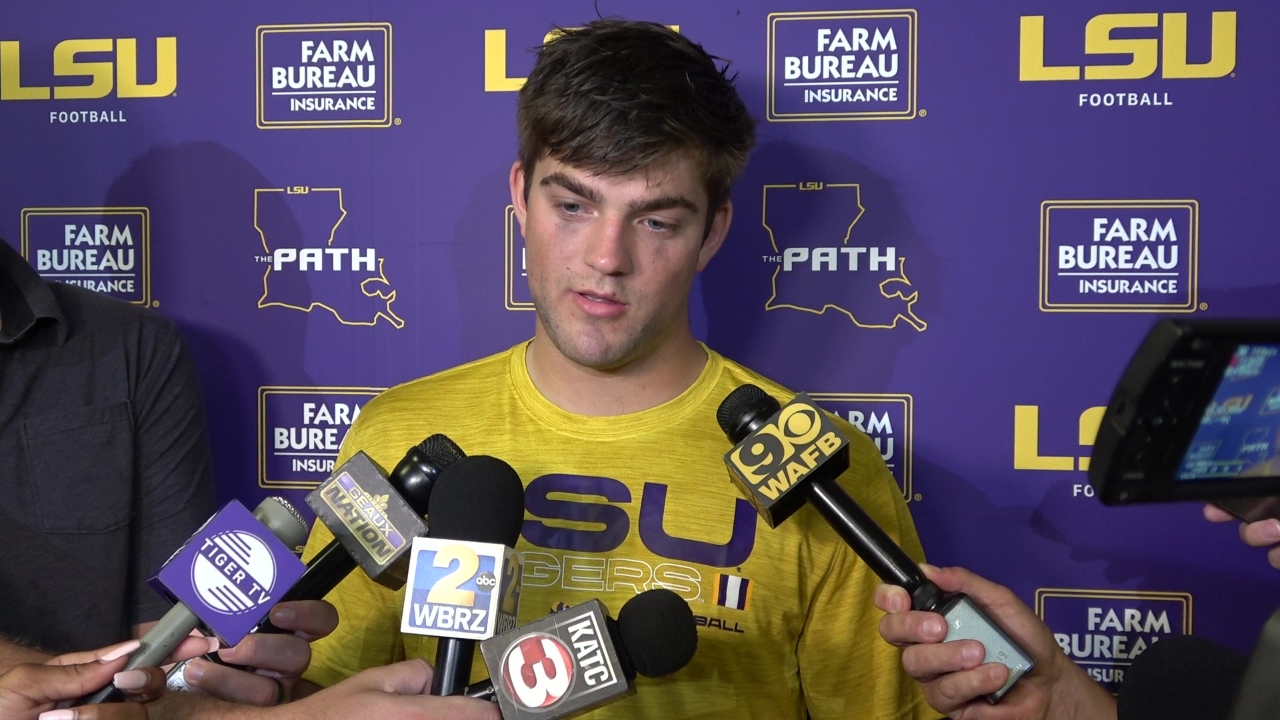 WATCH: LSU QB Garrett Nussmeier Postgame Interview | TigerBait.com