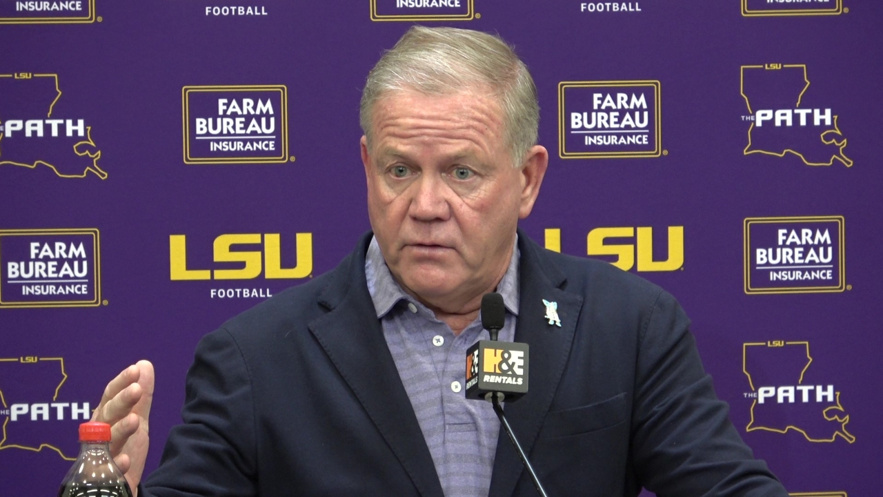 WATCH: LSU Brian Kelly, Ole Miss week press conference | TigerBait.com