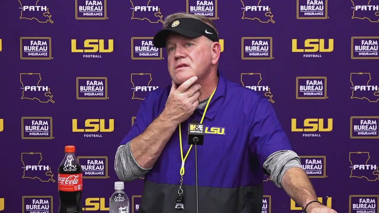 WATCH: LSU Brian Kelly Open Date Press Conference | TigerBait.com