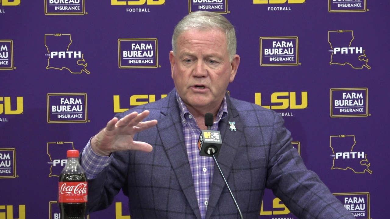 WATCH: LSU Brian Kelly Alabama game week press conference | TigerBait.com