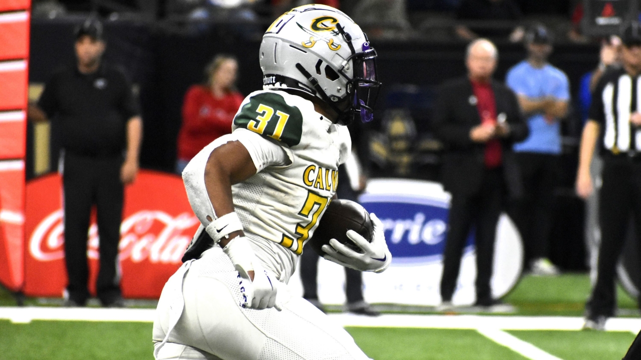 WATCH LSU 2025 RB target James Simon in epic state title game