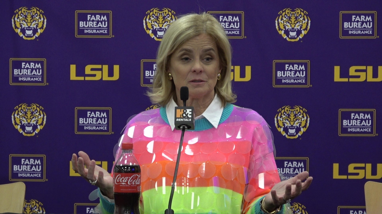 Watch Lsu Kim Mulkey Win Over Jacksonville Postgame Tigerbait Com