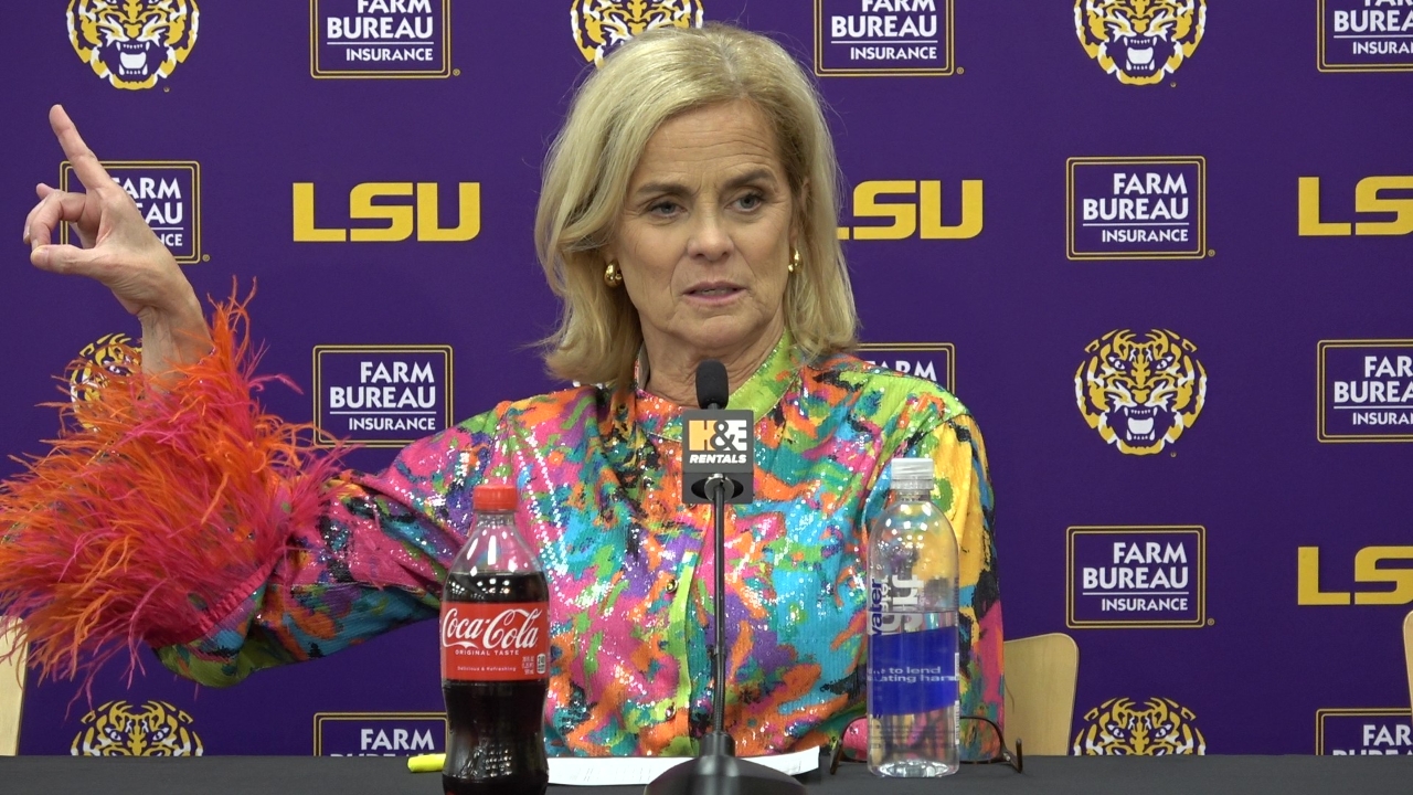 Watch Lsu Kim Mulkey Win Over Missouri Postgame Plus Flau Jae Johnson Aneesah Morrow