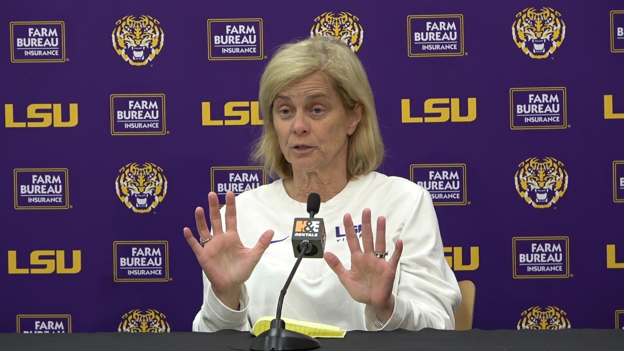 LSU Kim Mulkey talks bye week preparation, Aggies next, Brittney Griner jersey retirement | TigerBait.com