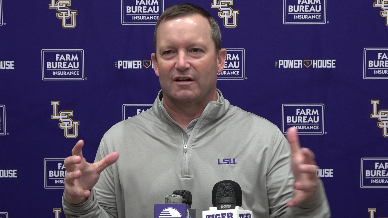 WATCH: LSU Jay Johnson Previews Florida Series At Alex Box | TigerBait.com