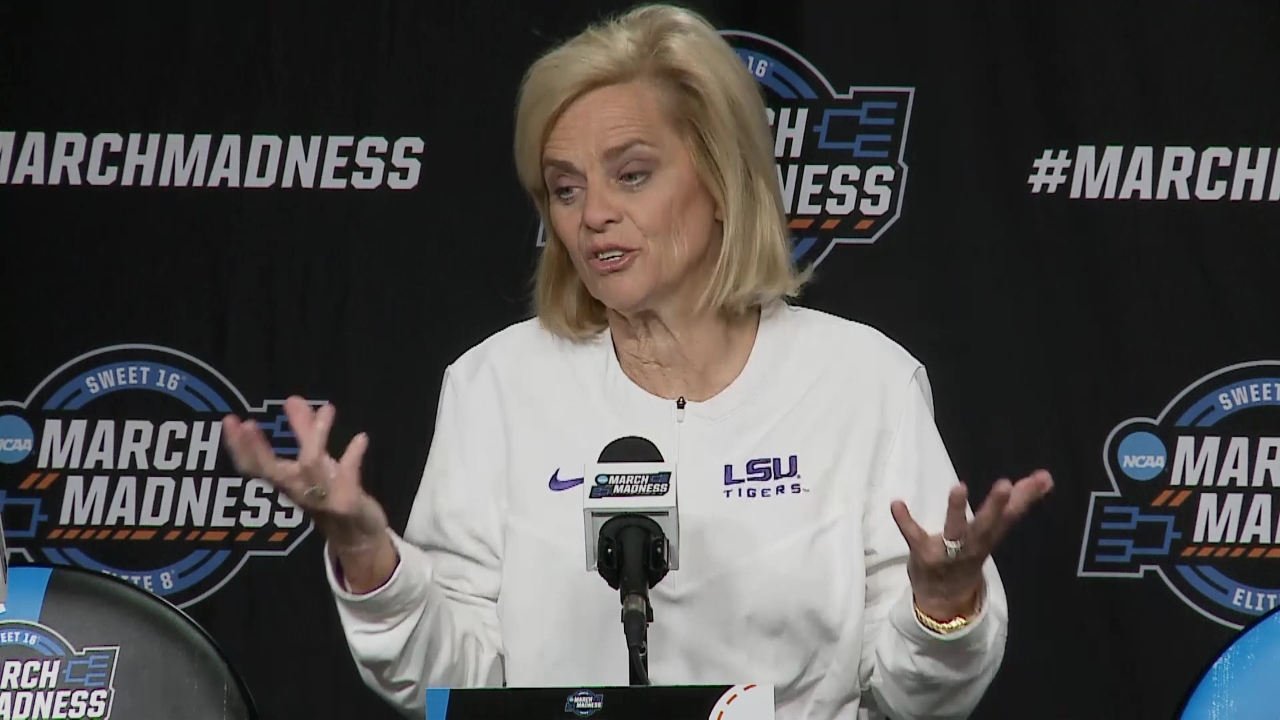 WATCH: LSU Kim Mulkey, Sweet-16 pregame press conference, Flau'jae ...