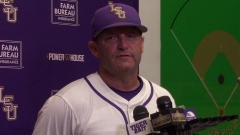 WATCH: LSU Jay Johnson, WIN over UNO postgame