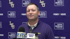 WATCH: LSU Jay Johnson 'We are not that far away, but we're far away' press conference