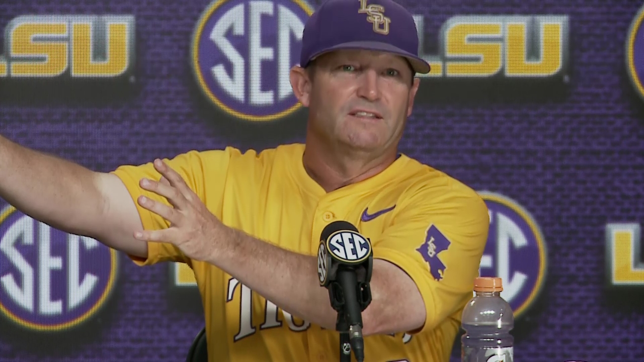 WATCH: LSU Jay Johnson LOSS To Vols In SEC Tournament Final Postgame ...