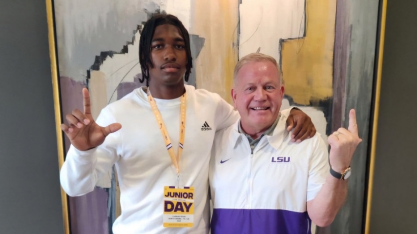 Another BIG LSU football official visit weekend