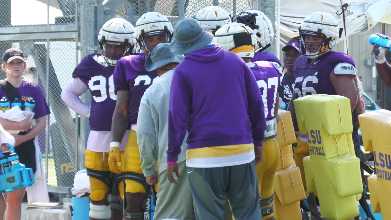 HIGHLIGHTS LSU football practice, August 10, 2025