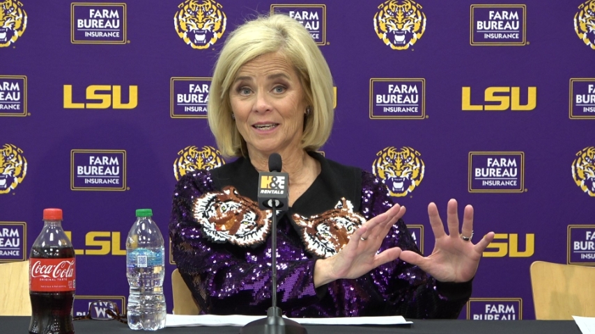 WATCH: LSU Kim Mulkey WIN over Tulane postgame