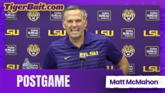 WATCH: LSU Matt McMahon WIN over UNO postgame