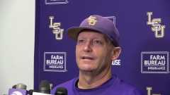 WATCH: LSU Jay Johnson WIN over Southern postgame