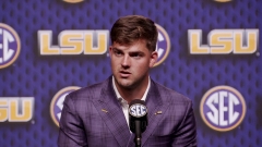 WATCH: LSU QB Garrett Nussmeier 2025 SEC Football Media Days