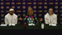 WATCH: LSU Kim Mulkey WIN over Morgan St. postgame