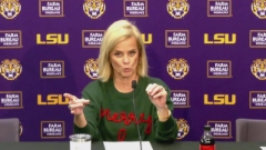 WATCH: LSU Kim Mulkey WIN OVER UTA postgame