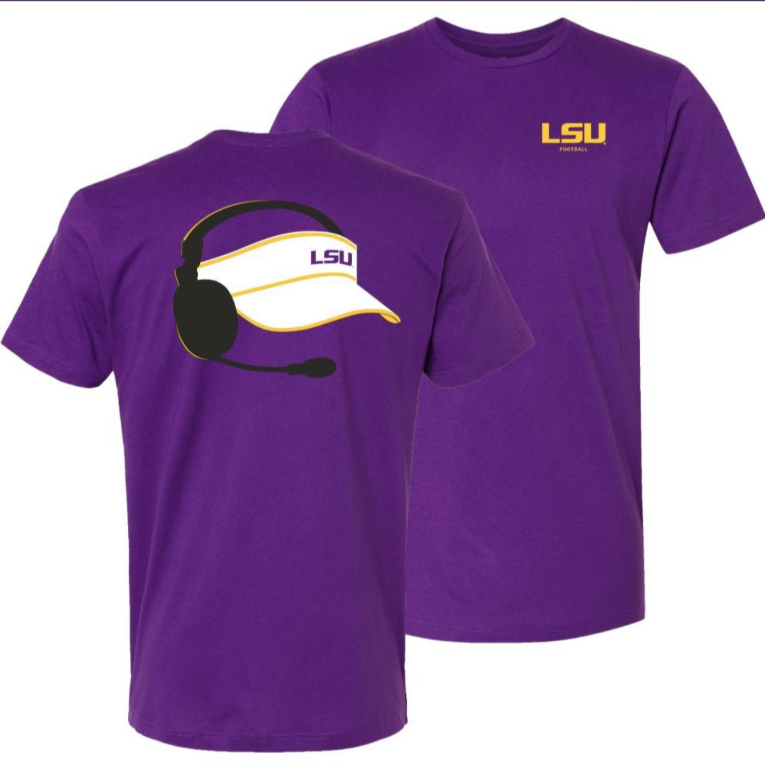 LSU Lane Kiffin Visor Short Sleeve Tee
