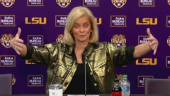 WATCH: LSU Kim Mulkey WIN over Alabama State postgame