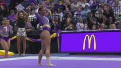 LSU gymnastics dismantles Penn State in cat fight despite up and down performance