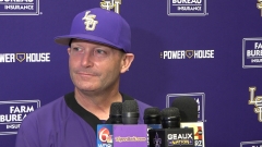 WATCH: LSU Jay Johnson WIN over Milwaukee Game 1 postgame